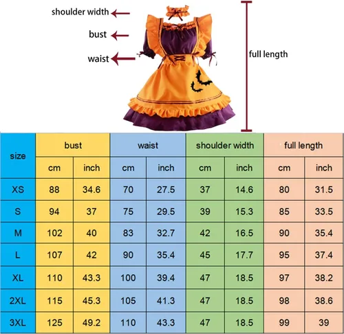 Vista 4 de Conjunto de calcetines de peluche para mujer, disfraz de sirvienta francesa, disfraz de sirvienta