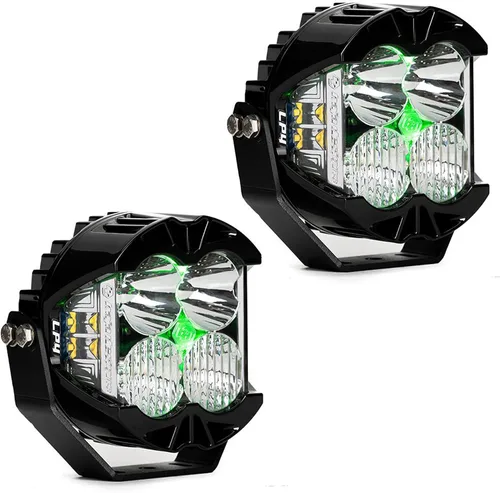 Vista 7 de Baja Designs LP4 Pro - Cápsula de luz LED - 2 piezas con arnés de cableado (para conducción/combo; ámbar) Luz auxiliar LED todoterreno, 4,428