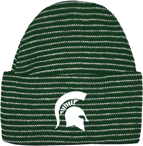 Vista 4 de Two Feet Ahead Striped Knit Baby Beanie Cap – Officially Licensed Infant Fan Hat