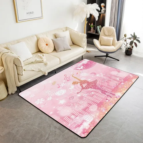 Vista 27 de jejeloiu Cute Mushroom Decor Rugs for Living Room Bedroom for Kids Boys Girls Area Rug 3x5 Botanical Plants Decorative Carpet Cartoon Mushrooms