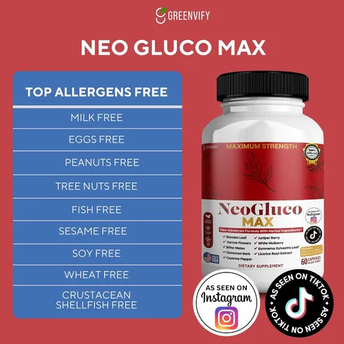 Vista 3 de NeoGraco MAX Suplemento de máxima fuerza con hoja de banaba, melón amargo, mezcla de hierbas, 60 cápsulas vegetales, suministro para 30 días (2)
