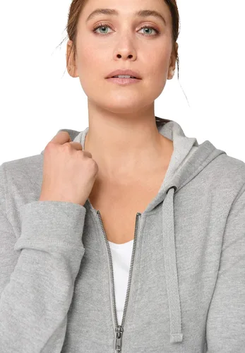 Vista 5 de ellos Sudadera con capucha larga con cremallera frontal para mujer, Multi