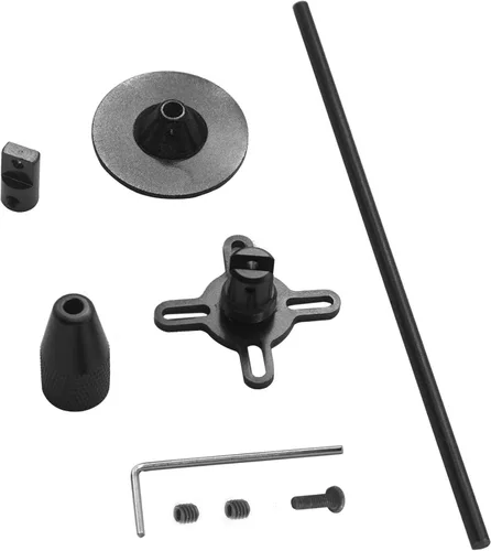 Vista 4 de Aleación de aluminio RC GPS Brújula Antena Base plegable Soporte de montaje fijo para RC DIY Quadcopter Multicopter (negro)