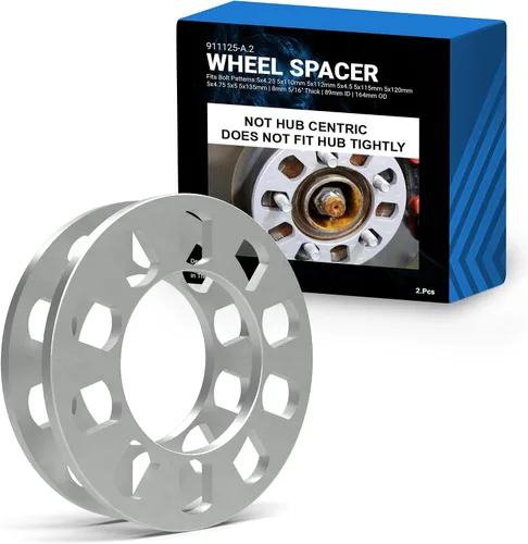 Vista 16 de Accesorios de Rueda Partes 2 Piezas Espaciadores de Rueda Fundidos a Presión 12mm 1/2" de Grosor Se Adaptan a Patrones de Pernos 5x135mm 5x139.7mm