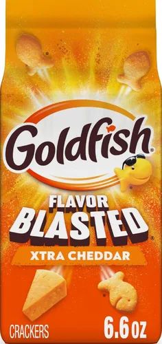 Vista 26 de Goldfish Galletas de queso cheddar para bebé, bolsa de 7.2 onzas