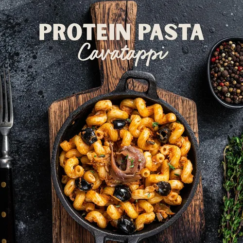 Vista 6 de Al Dente Carba-Nada Rigatoni & Cavatappi Variedad – Bajo en carbohidratos, alto en proteínas – Dieta apta para dieta cetogénica y de puntos, fideos