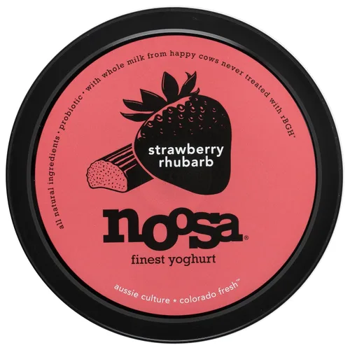 Vista 5 de Noosa Yogur, Fresa y Ruibarbo, 8 oz