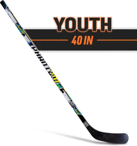 Vista 2 de Franklin Sports NHL Kids - Palos de hockey callejero para niños - Jóvenes, junior y senior - Diestros + zurdos - 40", 48" + 56