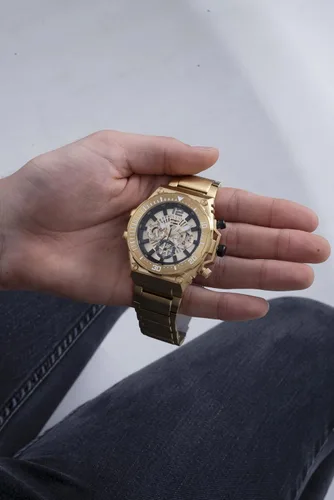Vista 8 de GUESS 48mm Multifunction Skeletonized Watch