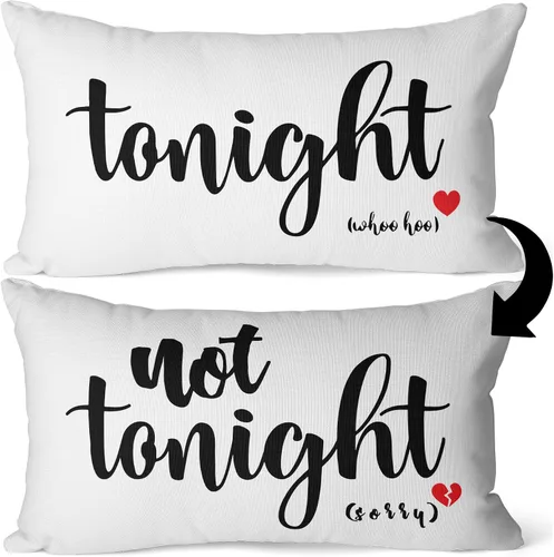 Vista 6 de (RB) - Juego de 2 fundas de almohada de franela con texto en inglés "I Belong with You, You Belong with Me", 12 x 20 pulgadas, regalos