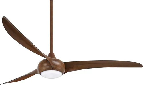 Vista 8 de Minka-Aire Ventilador de techo F845-CL Light Wave de 44" con luz LED y control remoto en acabado carbón