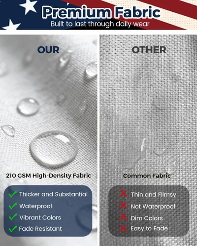 Vista 5 de Bandera de jardín de 250 años de América, bandera patriótica del 4 de julio de 250 aniversario de Estados Unidos, impermeable de doble cara