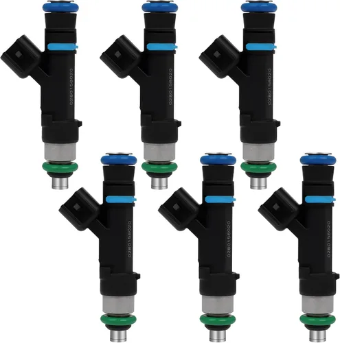 Vista 31 de SCITOO 1 agujero 4pcs inyectores de combustible para Nissan para D21 3.0L