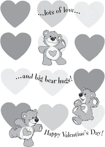 Vista 2 de Suzy la colección Valentines tarjeta de artículos de papelería, Boof Wishing You... Tarjeta de San Valentín – 10863