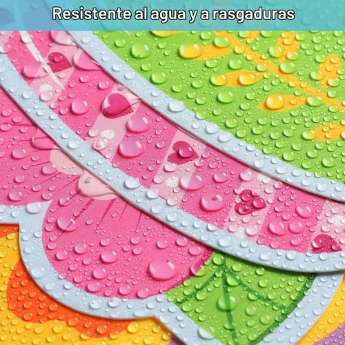 Vista 3 de Hello Spring - Recortes de flores de primavera, decoración de tablón de anuncios con 100 puntos de pegamento para escuela, aula, juegos, suministros