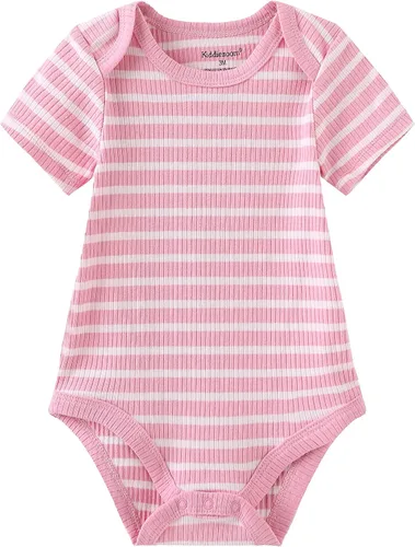 Vista 13 de Kiddiezoom Mameluco unisex de algodón de una pieza para bebé recién nacido, 5
