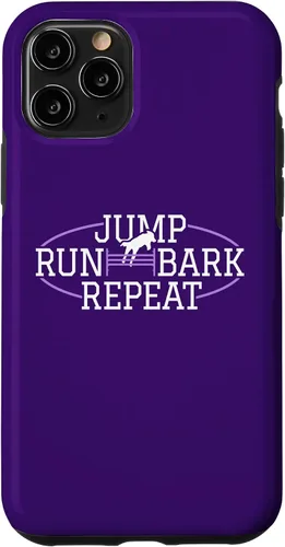 Vista 10 de iPhone 15 Dog Agility Handler - Jump Run Bark Repeat - Dog Agility Case