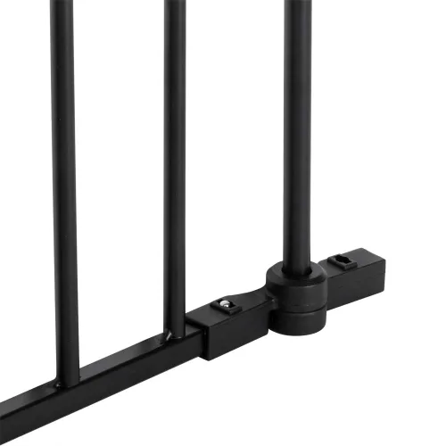 Vista 5 de Bonnlo Extensión de Puerta Alta de Un Panel, Negro