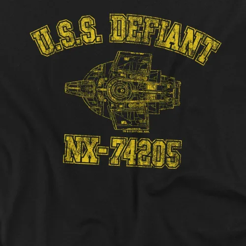 Vista 2 de Popfunk Star Trek Deep Space Nine U.S.S. Defiant Athletic T-Shirt