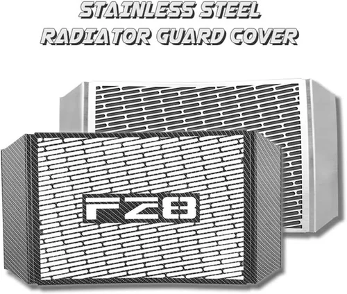 Vista 2 de Radiator Grille Guard Motorcycle Aluminum Accessories Radiator Grille Guard Cover Protector For Ya&maha FZ8N FZ8S FZ1S FZ1N FZ8 FZ1 N S FZ 1 8 S N