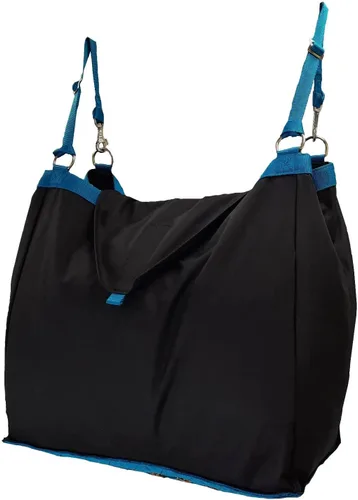 Vista 3 de Supreme Slow Feed - Bolsa de heno de carga superior con parte inferior súper resistente con aberturas rectangulares de 2 x 3.5 pulgadas