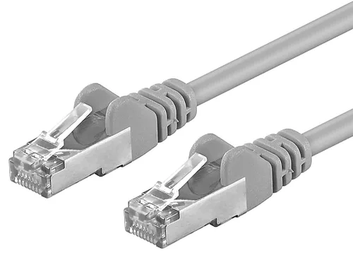 Vista 7 de Premium Cord Cable de conexión UTP RJ45 RJ45 Nivel 5e 0.3 ft Gris