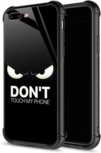Vista 20 de ZHEGAILIAN Funda compatible con iPhone 7P/8P, AK 47, carcasa de munición para ametralladora AK 47, parte trasera de vidrio templado + funda