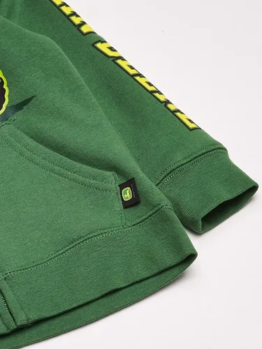 Vista 4 de John Deere Sudadera con capucha con cremallera para niños pequeños
