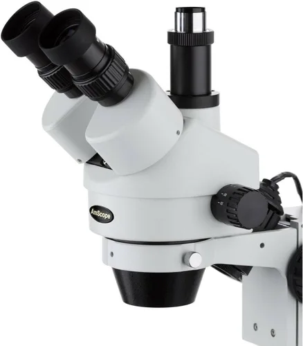 Vista 3 de AmScope Microscopio estéreo profesional del zoom del trinocular de SM-2TX, WH10x