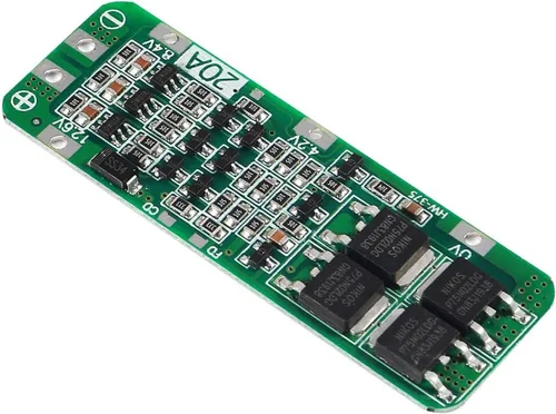 Vista 6 de DIANN 4 piezas 3S BMS 18650 Placa de Protección de Batería de Litio Módulo de Protección del Cargador Li-ion 12.6V 20A PCB Placa de Protección BMS