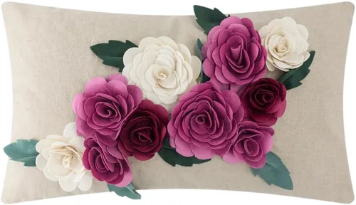 Vista 12 de KINGROSE Funda de almohada de flores 3D, 18 x 18 pulgadas, amarillo y Amarillo Blanco