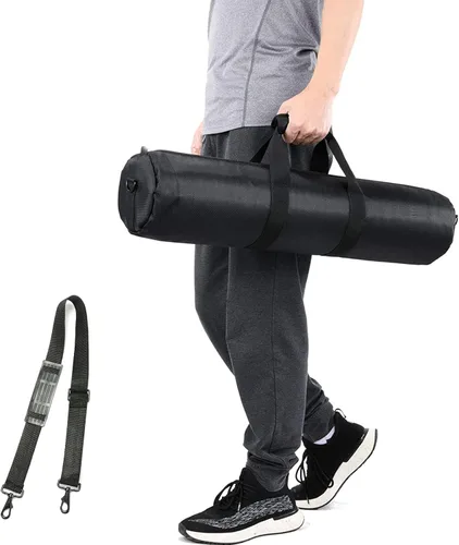 Vista 9 de Funda de transporte para trípode de 33 pulgadas/33.5 in, bolsa de nailon resistente con correa para el hombro, acolchada para soporte ligero