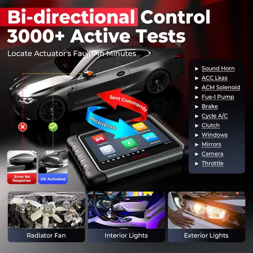 Vista 5 de Autel - MK808 Herramienta de diagnóstico automotriz