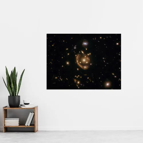 Vista 2 de Artery8 Hubble Space Telescope Image Einstein Molten Ring Galaxy Phenomenon Gravitational Lensing Distant Galaxy Peak Epoch Starbirth Cosmic