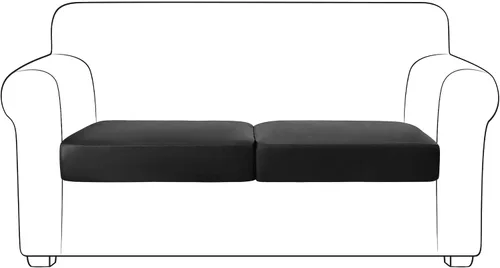 Vista 68 de Yates Home Funda de cojín de piel sintética para sofá, impermeable, elástica, para asiento de caravana, sofá biplaza, protector de muebles, funda