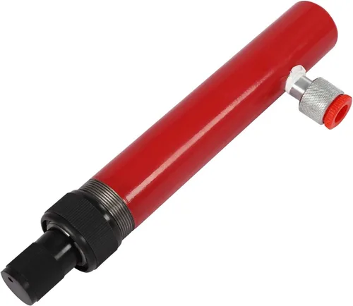 Vista 10 de Gato hidráulico portátil de 10 toneladas tipo cilindro, gato de reparación de carrocería para automóviles, camiones y equipo pesado, herramienta