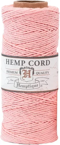 Vista 41 de Hemptique - Carrete de cordón de cáñamo 100 % - 62.5 m de hilo de cáñamo - Hecho con amor - Hilo de cordón de 20 ~ 1 mm para hacer joyas, macramé