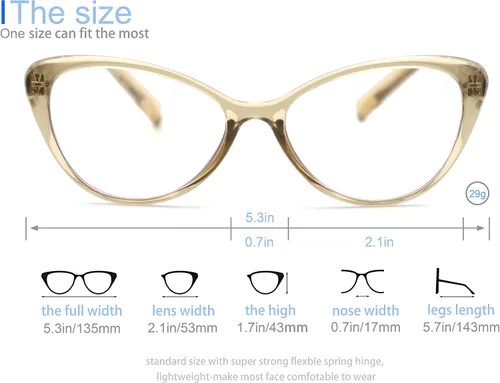 Vista 3 de MODFANS Gafas de lectura multienfoque progresivas, lentes de lectura con bloqueo de luz azul