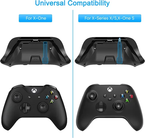 Vista 3 de Teclado de control para Xbox Series XSeries SOneSController MENEEA Mini Game Chatpad Teclado con audioconector de auriculares de 0138in y accesorios
