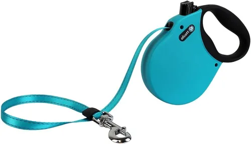 Vista 10 de Alcott Adventure Correa de cinturón reflectante retráctil – 10 pies – Extra pequeña para perros de hasta 25 libras, negro con mango de agarre suave