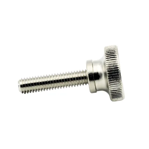 Vista 5 de 10 tornillos moleteados de acero inoxidable M4x6mm