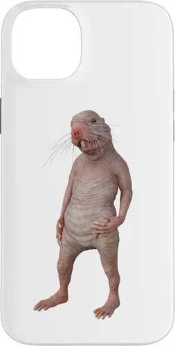 Vista 15 de Carcasa para iPhone 16 Live Weird Funny Naked Mole Rat Strange Animal Case