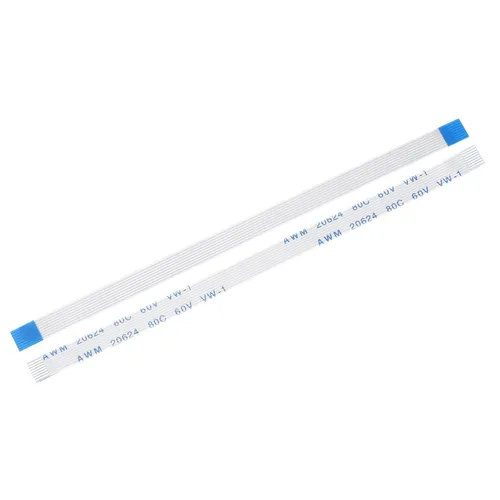 Vista 68 de uxcell Cable plano flexible, 5 pines de 0.020 in de paso de 1.181 in, FPC FFC, cable de cinta flexible para TV LCD, audio para automóvil