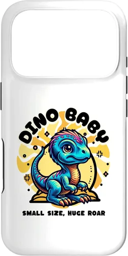 Vista 30 de Cute Dino Baby Cartoon Illustration for Kids Case for iPhone 17