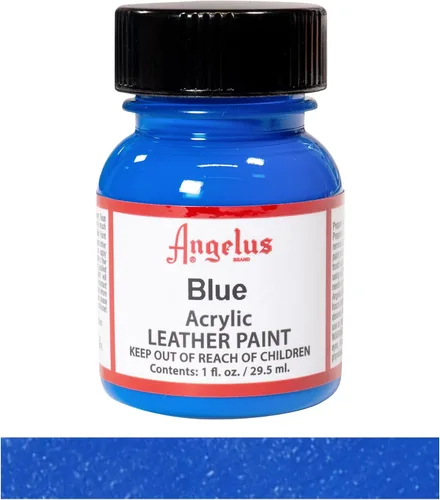Vista 2 de Angelus Pintura acrílica para cuero, Azul
