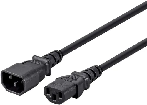 Vista 9 de Monoprice 124190 Cable de extensión, 1 pie, negro