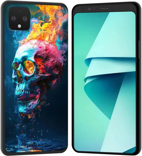 Vista 201 de Funda para Pixel 4 XL, funda de goma de silicona suave a prueba de golpes, funda protectora de cuerpo completo para Google Pixel 4 XL, ciervo