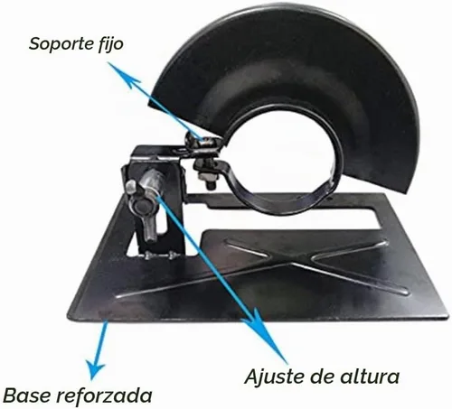 Vista 4 de Funda protectora de soporte de corte especial para amoladora angular, cubierta protectora ajustable, cubierta protectora para molino angular