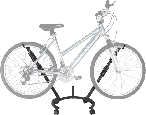 Vista 2 de Let's Go Aero V-Tree™-2 Soporte de almacenamiento móvil para dos bicicletas para el hogar, el garaje y la oficina (modelo B01618)