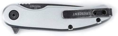 Vista 5 de Crescent Cuchillo de bolsillo de 3-1/4 pulgadas con hoja de punta caída y mango de aluminio - CPK325A